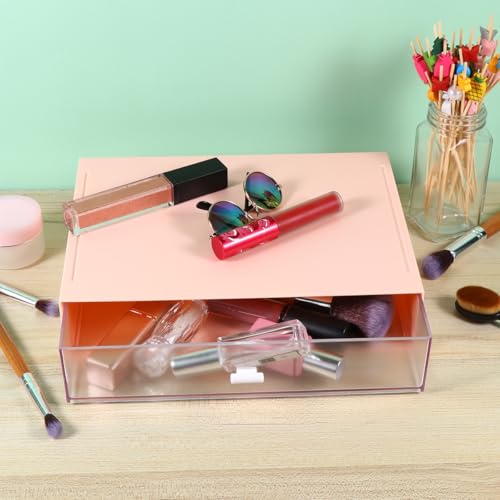 ifundom Schubladen Organizer Satz aus Abs mit Schubladenartigem Design Leichter Büroaufbewahrungsbox für Schreibtisch und Schlafzimmer zur Organisation