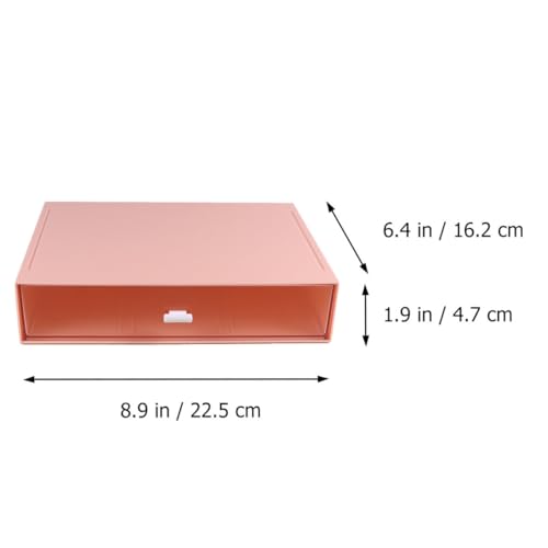ifundom Schubladen Organizer Satz aus Abs mit Schubladenartigem Design Leichter Büroaufbewahrungsbox für Schreibtisch und Schlafzimmer zur Organisation