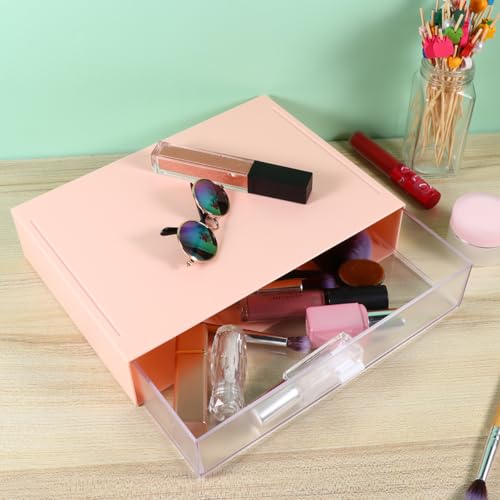 ifundom Schubladen Organizer Satz aus Abs mit Schubladenartigem Design Leichter Büroaufbewahrungsbox für Schreibtisch und Schlafzimmer zur Organisation