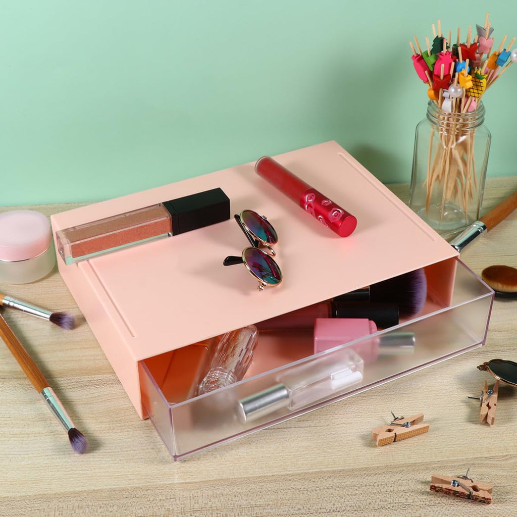 ifundom Schubladen Organizer Satz aus Abs mit Schubladenartigem Design Leichter Büroaufbewahrungsbox für Schreibtisch und Schlafzimmer zur Organisation