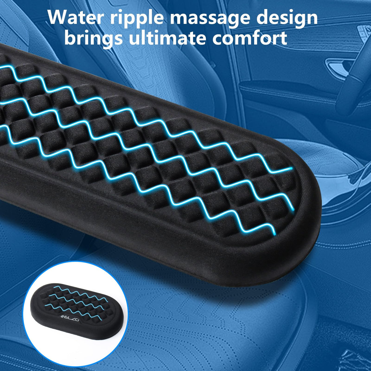 ELZO Handgelenkauflage für Tastatur und Maus, Ergonomisches Wrist Rest Memory Foam Handgelenkstützen Set, für Büro, Computer, Laptop, rutschfeste und Anti-Sehnenscheidenprobleme, komfortables Tippen