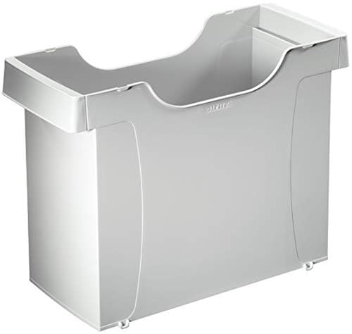 Leitz Hängemappenbox Uni-Box A4, Für bis zu 20 gefüllte A4 Hängemappen, Schwarz, Plus Serie, 19080095