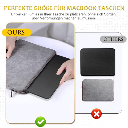 JIKIOU Mauspad 3er-Pack, mit genähter Kanten, 260 x 210 x 3 mm, schwarz