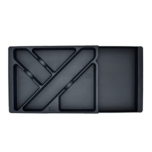 Ausziehbarer Schreibtisch-Organizer, 5 Stück, Schubladen-Organizer, Organizer für Büro, Marker, ausziehbar 32,8 cm bis 45 cm, Made in EU (1 stück)