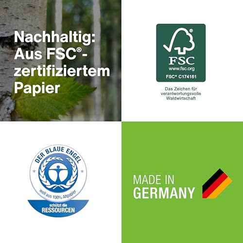 magnetoplan Pinnwand-Papier, Braun | FSC-zertifiziert, Blauer Engel