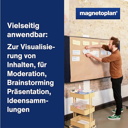 magnetoplan Pinnwand-Papier, Braun | FSC-zertifiziert, Blauer Engel