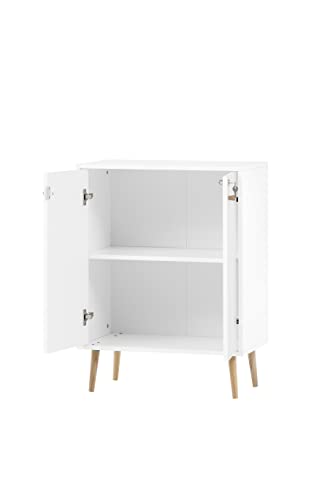 Schildmeyer Jonte Aktenschrank, weiß matt, 65,2 x 39 x 85,5 cm