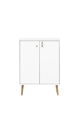 Schildmeyer Jonte Aktenschrank, weiß matt, 65,2 x 39 x 85,5 cm