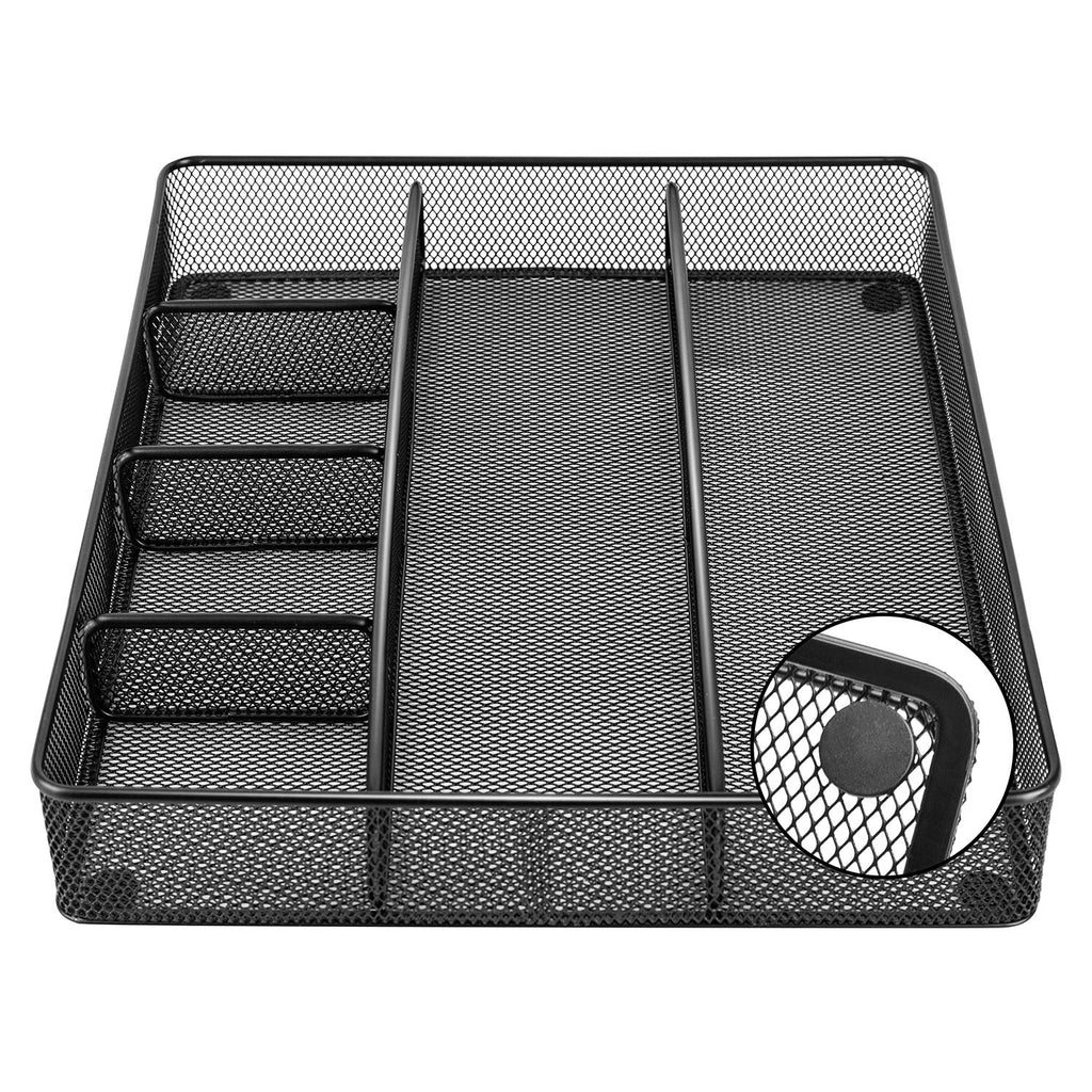Amazon Basics Mesh Drawer Organizer, Schwarz