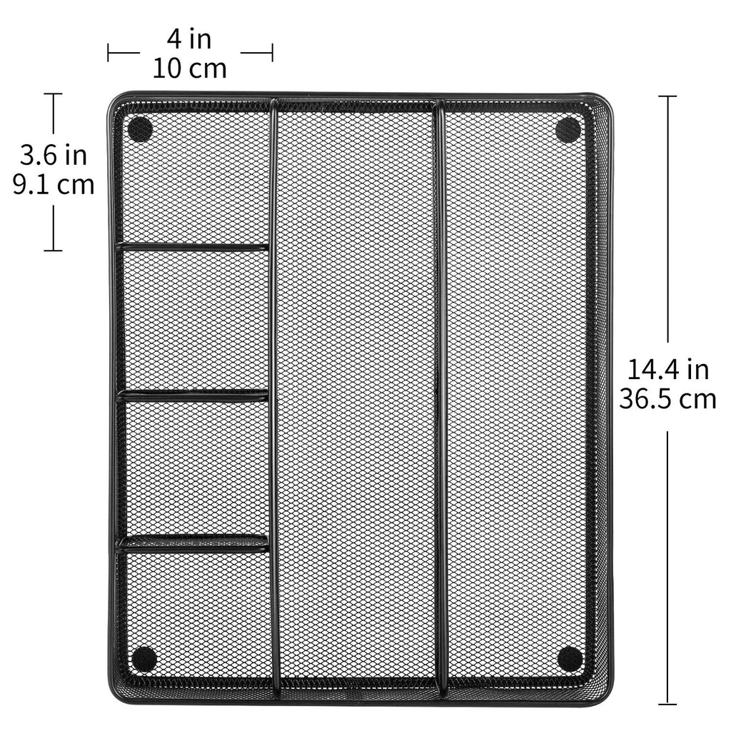 Amazon Basics Mesh Drawer Organizer, Schwarz