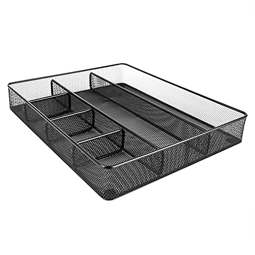 Amazon Basics Mesh Drawer Organizer, Schwarz