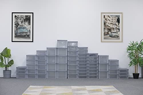 Iris Ohyama, Schubladen Organizer, 4 Mittlere Schubladen, Schwarz, OCH-2004