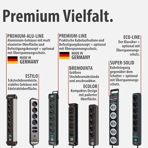 Brennenstuhl Ecolor Steckdosenleiste 4-Fach
