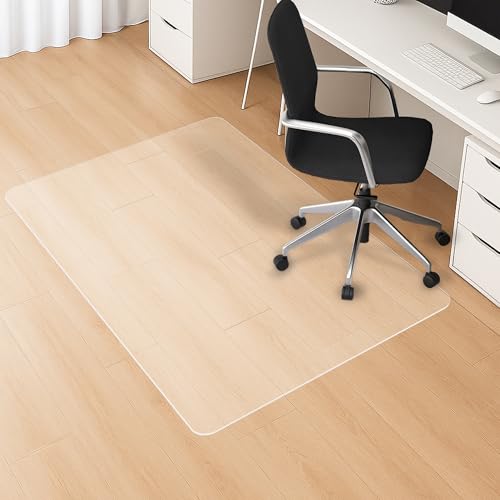 Bodenschutzmatte Bürostuhl, 75×120cm transparent Schreibtischstuhlunterlage