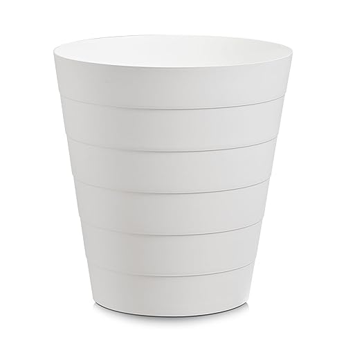 Papierkorb Mülleimer 13,5 Liter Fassungsvermögen (weiß)