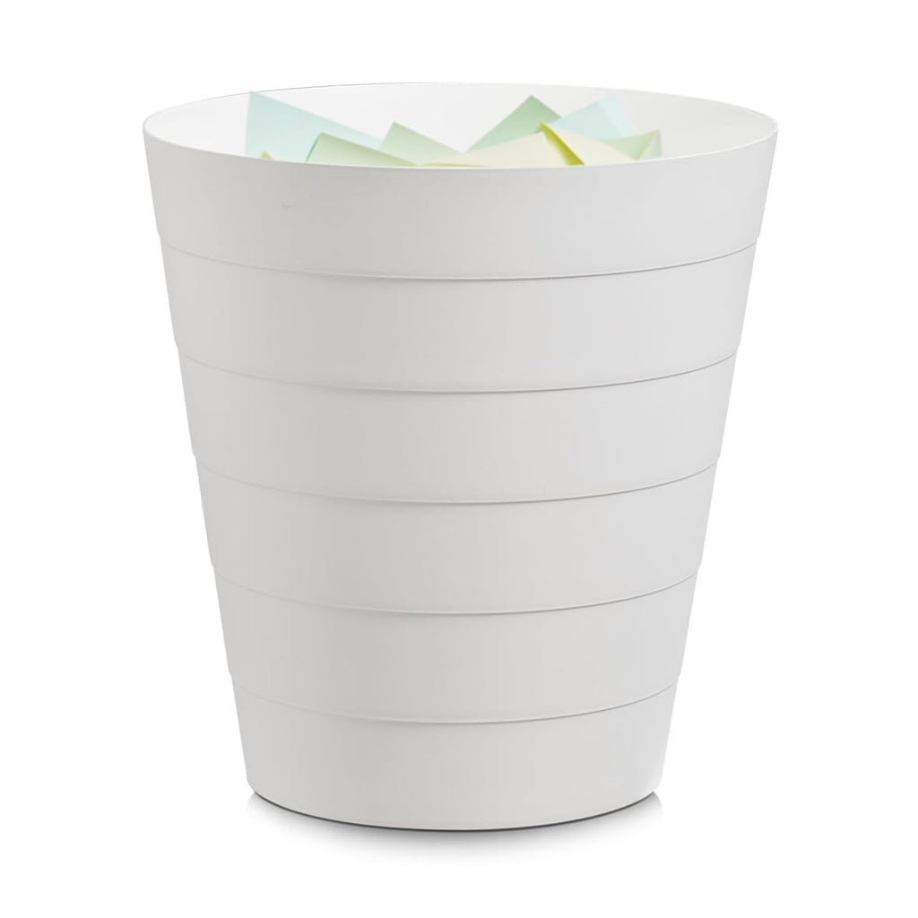 Papierkorb Mülleimer 13,5 Liter Fassungsvermögen (weiß)