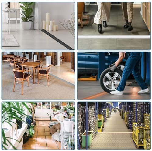Kabelkanal Selbstklebend Boden Kabelbrücke 3M Fussboden Kabelkanal Flexibler PVC Bodenkabelschutz, Kabelabdeckung zum Büro, Konzert usw, Kabelschutz und Verhinderung von Stolperfallen (3M, Schwarz)