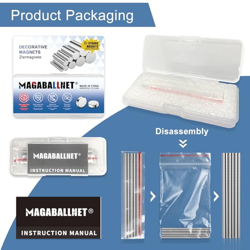 100 Stück Mini Starke Magnete, 2×1mm Kühlschrankmagnete, Kleine Neodym Magnete für Pinnwände, Kühlschränke, Handwerk, Büro, Küche