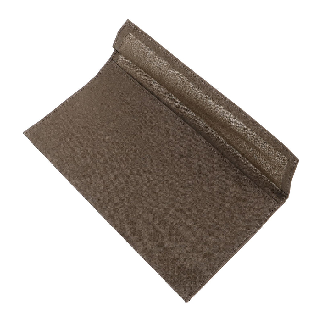 HOMSFOU Notizbuchhülle mit Reißverschluss, Canvas, multiple Fächer, für Journaling und Büro, leichte Organizer Tasche für Reisende