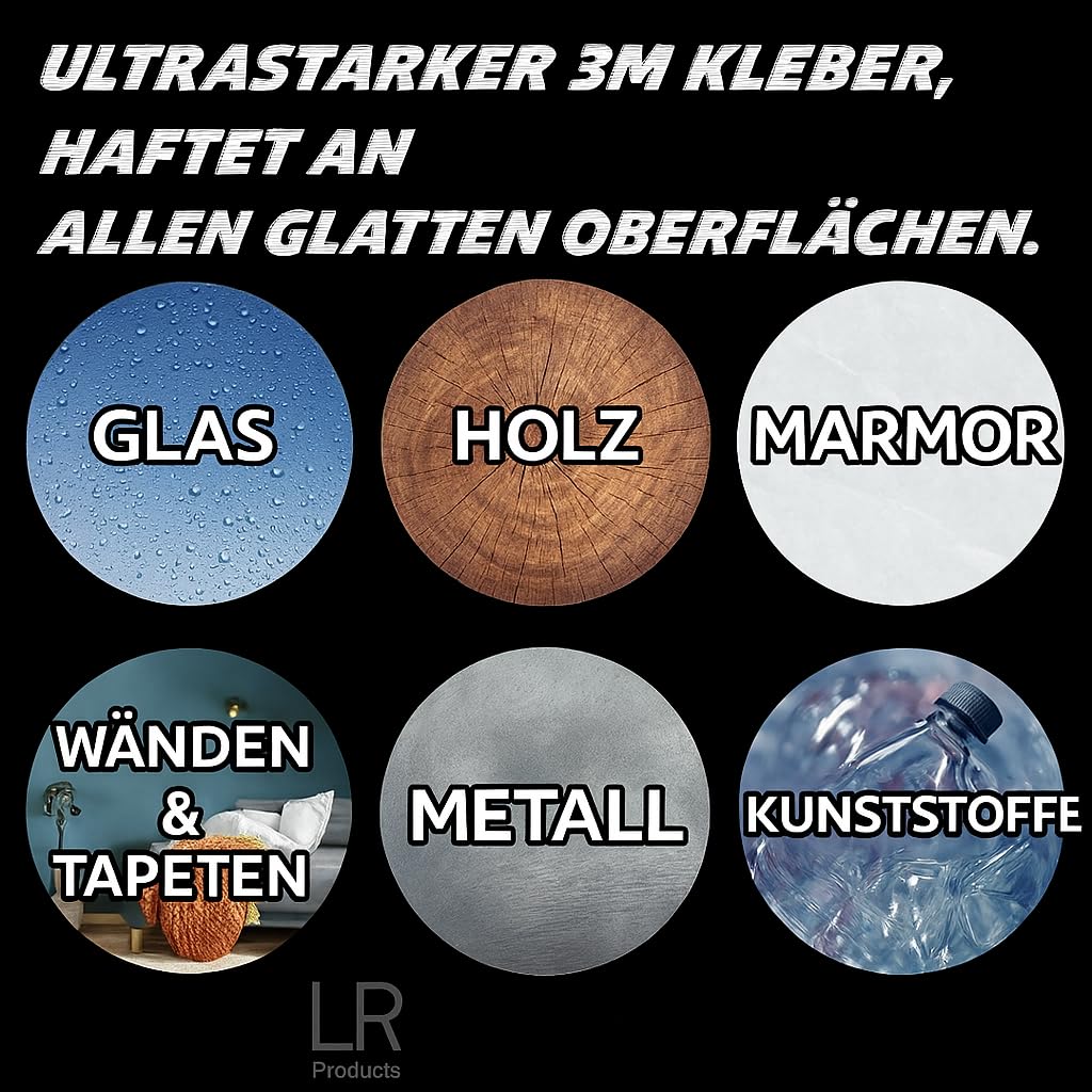 Kabelhalter selbstklebend, starker Kleber, 50 Stück, Indoor & Outdoor - Kabelclips für Kabelmanagement - Kabelklemmen & Kabelorganisator an allen Möbeln - Kabelbefestigung Lichterkette(transparent)