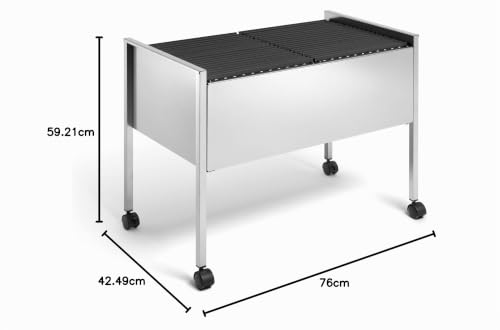 Durable Eco Hängemappenwagen 100 Duo, silber, 308223