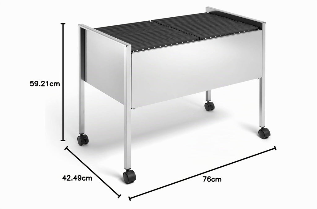 Durable Eco Hängemappenwagen 100 Duo, silber, 308223