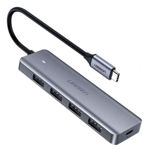 UGREEN USB C Hub mit 4 Ports USB 3.0 OTG Adapter mit Stromversorgung(15cm)