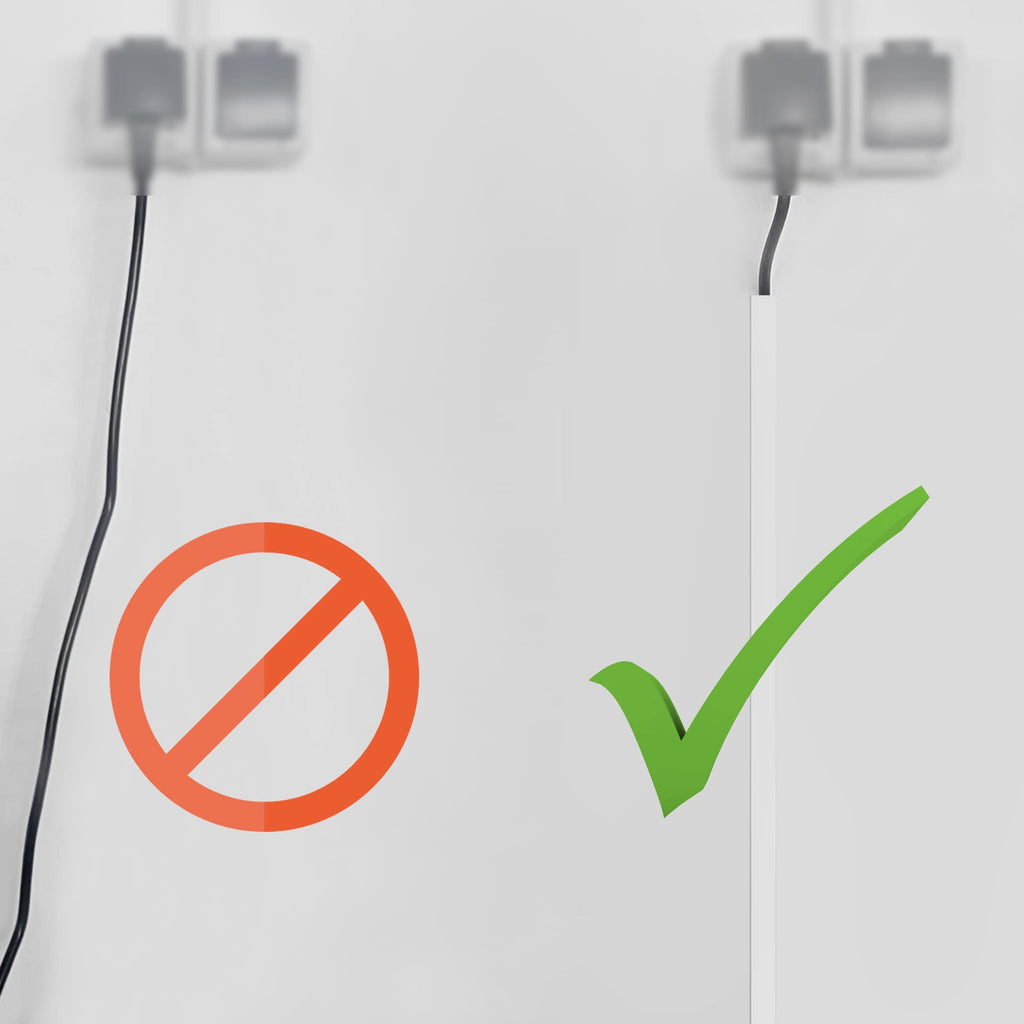 ARLI Kabelkanal 40x25 mm Weiß – 4m selbstklebend & schraubbar Installationskanal IP40 PVC mit Bodenlochung Universal Kabel Kanal