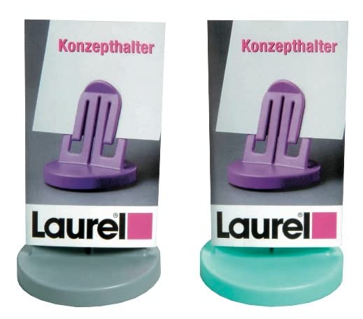 Laurel Konzepthalter, PS, für A4, hält bis 10 Blatt, grau, 4001782251693
