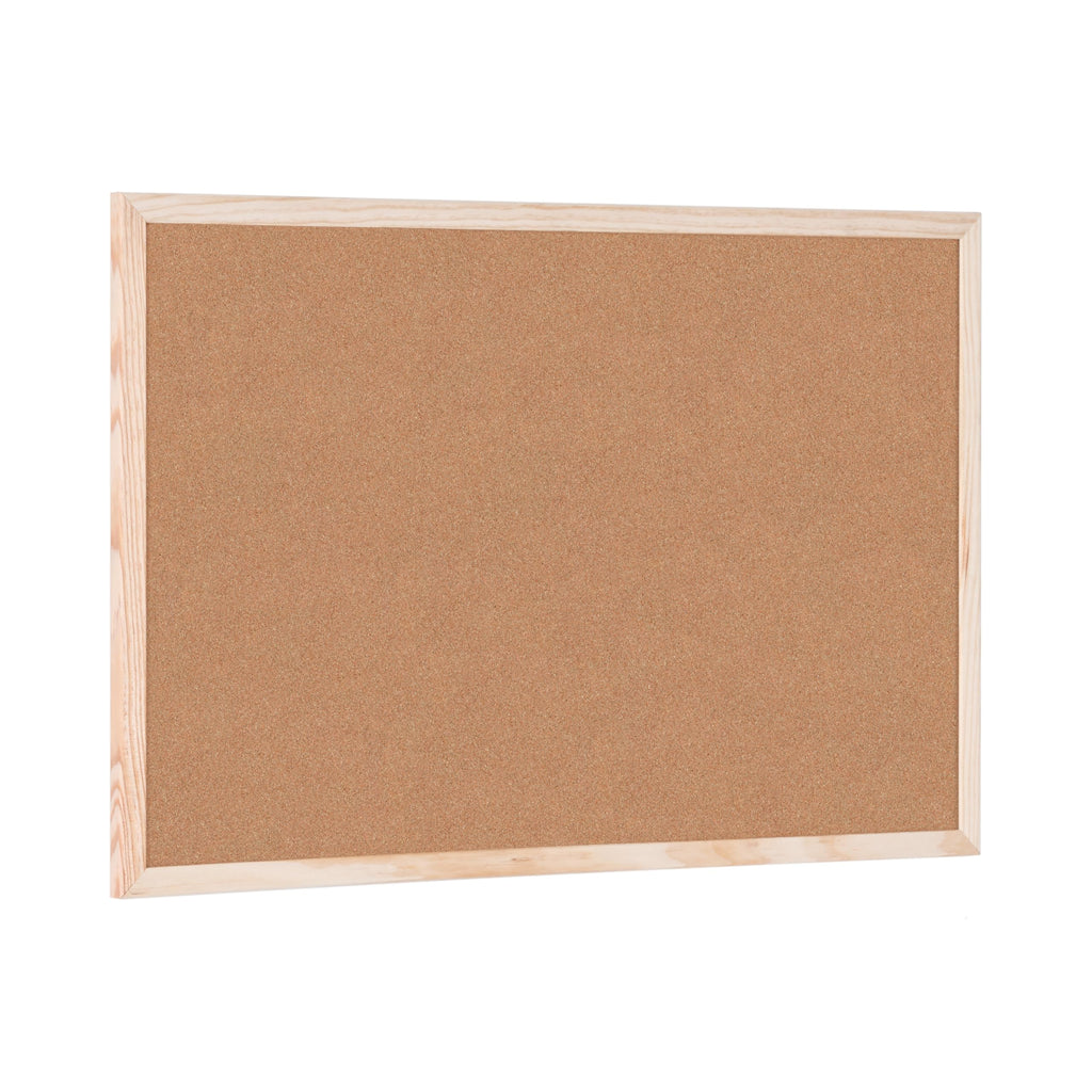 Bi-Office Korktafel / Pinnwand mit Holzrahmen- 5 Größen wählbar - 60 x 40 cm