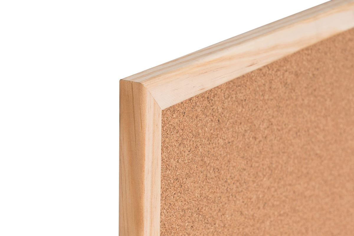 Bi-Office Korktafel / Pinnwand mit Holzrahmen- 5 Größen wählbar - 60 x 40 cm