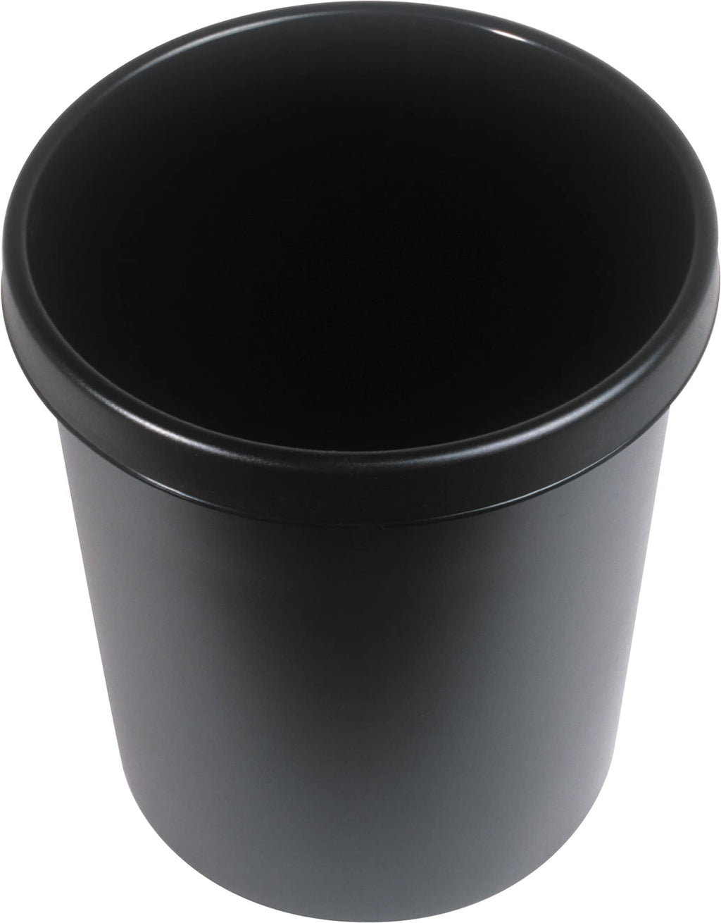 helit H6106195 - Papierkorb „the german“ 30 Liter, schwarz, mit umlaufendem Griffrand, aus Kunststoff, 1 Stück