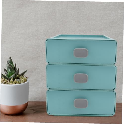 minkissy Robuste Pp-kunststoff-organisationsbox Tischaufbewahrungskoffer Einfaches Design Für Den Wohnheimbereich Im Home Office