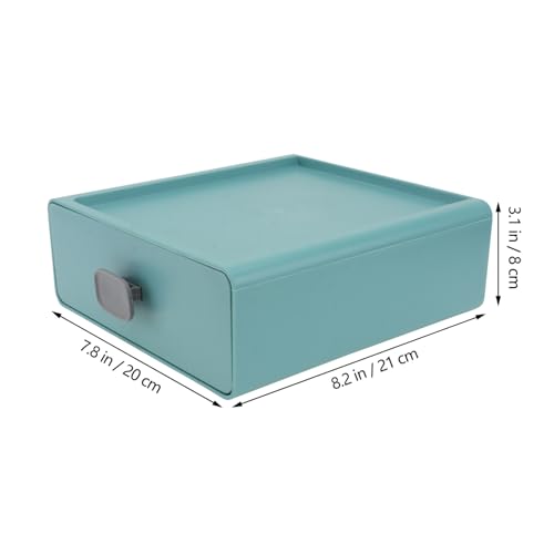 minkissy Robuste Pp-kunststoff-organisationsbox Tischaufbewahrungskoffer Einfaches Design Für Den Wohnheimbereich Im Home Office