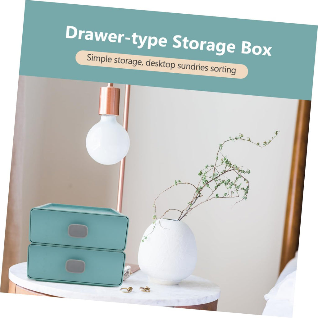 minkissy Robuste Pp-kunststoff-organisationsbox Tischaufbewahrungskoffer Einfaches Design Für Den Wohnheimbereich Im Home Office
