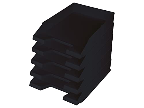 helit H2661695 - Briefablage „the Staff“ DIN A4-C4 schwarz