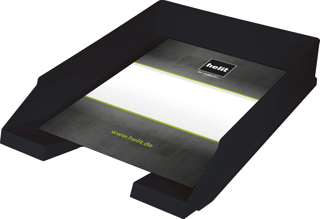 helit H2661695 - Briefablage „the Staff“ DIN A4-C4 schwarz