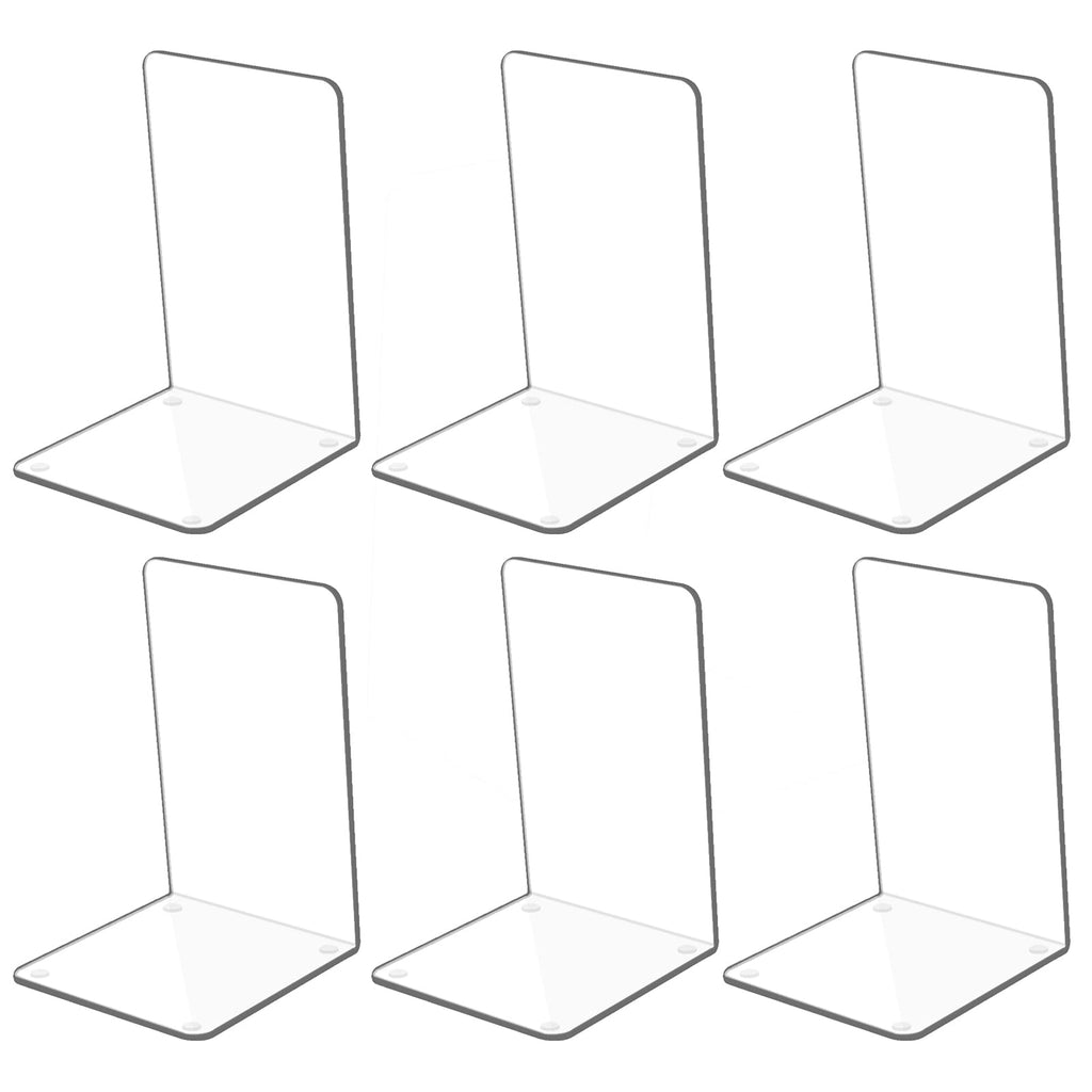 3 Paar groß Buchstütze Buchstützen aus Acryl