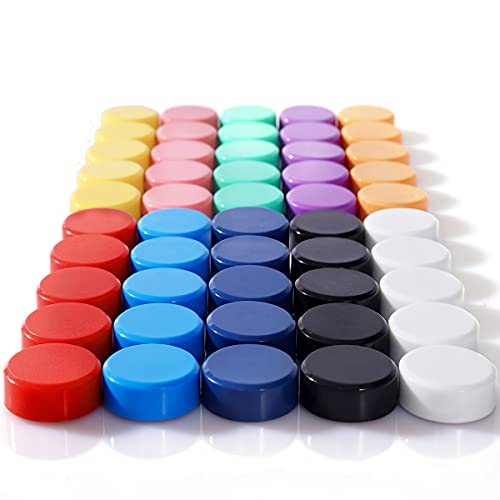 30 Stück Kühlschrankmagnete bunt,Starke Mini Magnete für Magnettafel