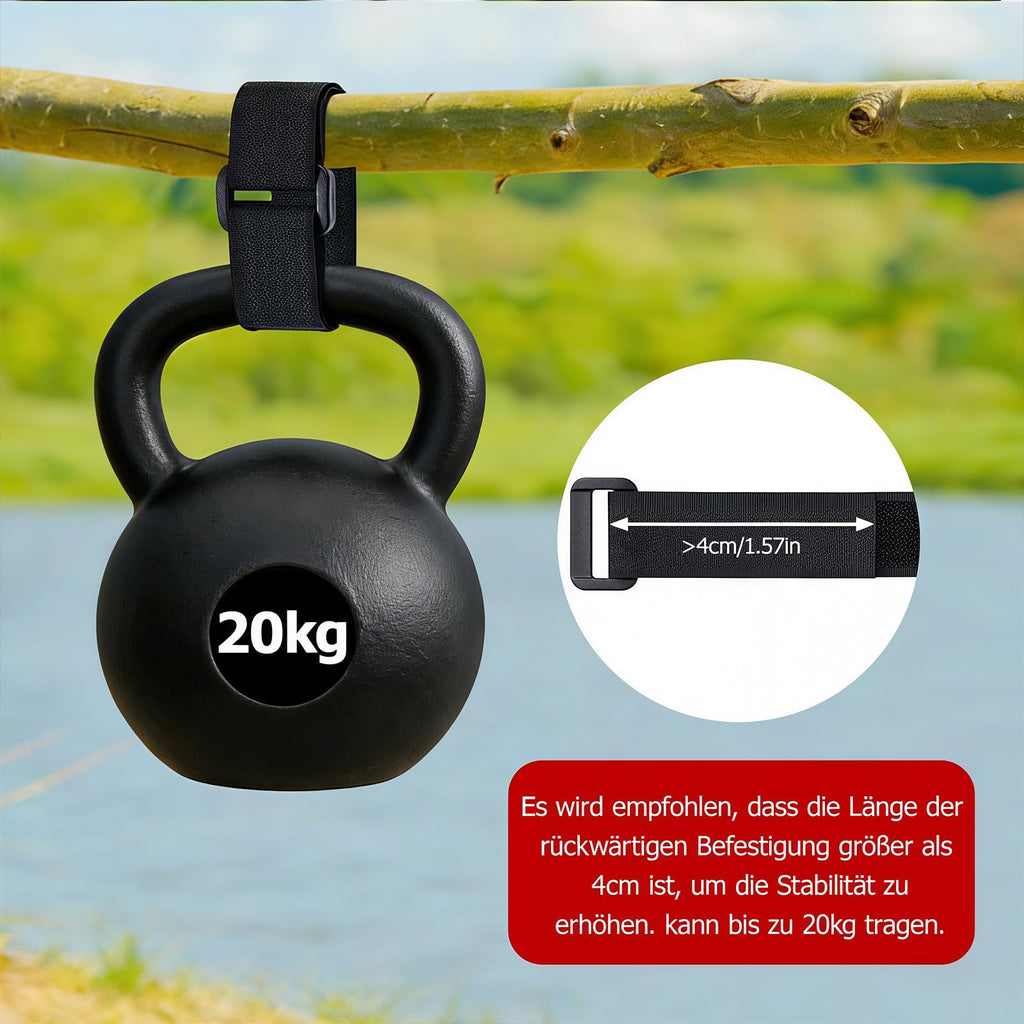 2cm x 10m Klettband mit 50 Schnallen Schneidbarer Wiederverschließbare Kabelbinder Klett Schwarz Kabel Klettband Klettbänder Rolle für Kabel Schläuche Rohre (Schwarz‎, 2cm x 10m)