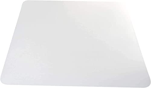 OfficeMarshal Bodenschutzmatte in Trendfarben | 90 x 120 cm für Hartböden | ohne schädliche Weichmacher und PVC | Größe und viele Farben zur Auswahl (Semi-transparent/Milchig)