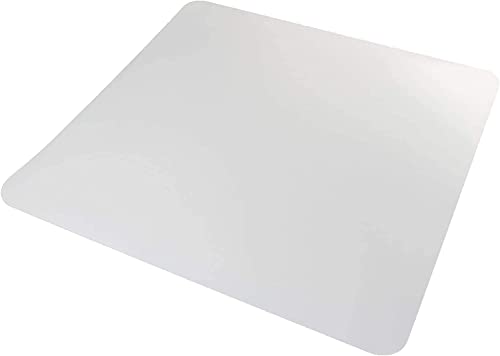 OfficeMarshal Bodenschutzmatte in Trendfarben | 90 x 120 cm für Hartböden | ohne schädliche Weichmacher und PVC | Größe und viele Farben zur Auswahl (Semi-transparent/Milchig)