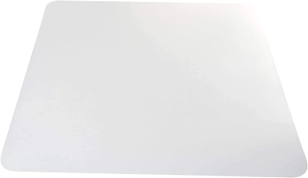 OfficeMarshal Bodenschutzmatte in Trendfarben | 90 x 120 cm für Hartböden | ohne schädliche Weichmacher und PVC | Größe und viele Farben zur Auswahl (Semi-transparent/Milchig)