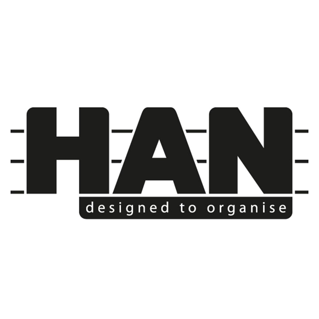 HAN Hängemappenbox SWING-PLUS KARMA mit Deckel, für 20 Hängemappen, 80-100% Recyclingmaterial, 19018-13, öko-schwarz