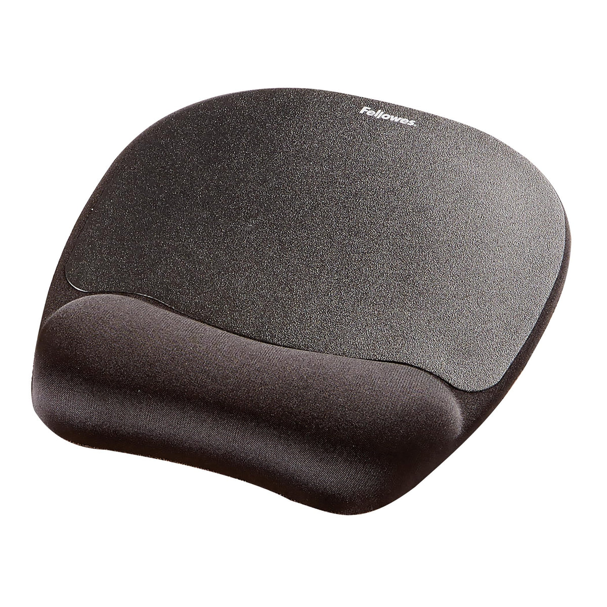 Fellowes Everyday Mousepad mit Handgelenkstütze - Ergonomisches Mauspad für Computer-Laptop, Ergonomische Handgelenkstütze - Schwarz