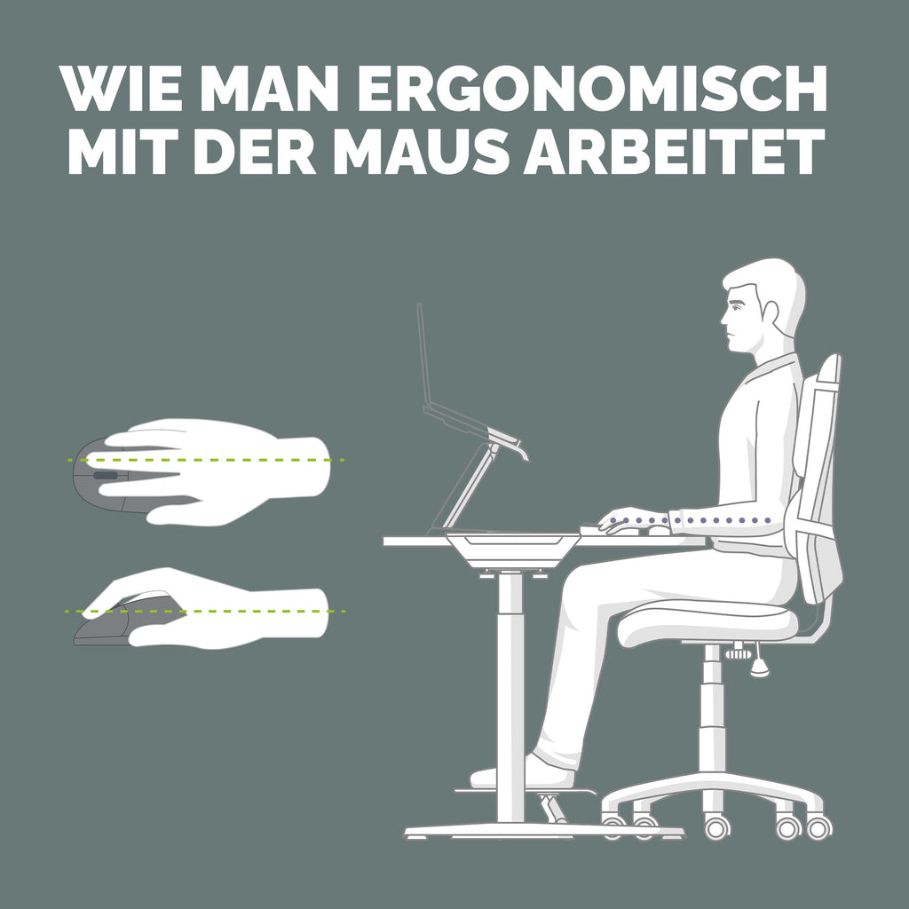 Fellowes Everyday Mousepad mit Handgelenkstütze - Ergonomisches Mauspad für Computer-Laptop, Ergonomische Handgelenkstütze - Schwarz