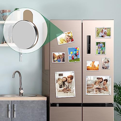 Jewan 100 Stück Neodym Magnete Extra Stark, 8x1mm Mini Magnete Selbstklebend Stark, Klebemagnete Selbstklebend Magneten Klein für Whiteboard, Kühlschrank, Fotos, Basteln