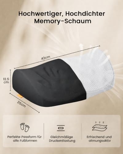 ProtoArc Fussstütze Unterm Schreibtisch Ergonomische mit Massagenoppen