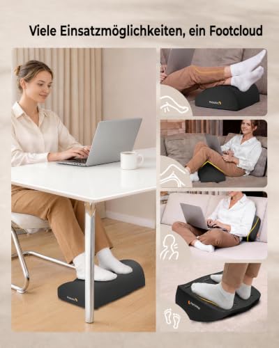 ProtoArc Fussstütze Unterm Schreibtisch Ergonomische mit Massagenoppen