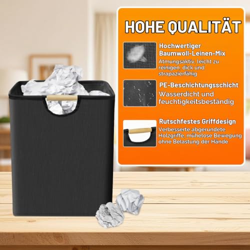 LZDMY Papierkorb Mülleimer Büro 36L, Kleine Abfalleimer Büromülleimer